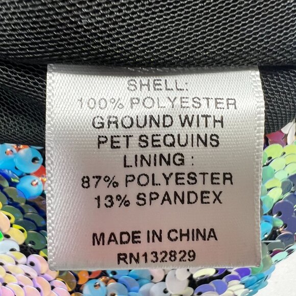 NWT X by NBD Chiquitita Mini Dress Sequin Pastel Multicolor Cocktail Party Large - Picture 11 of 15